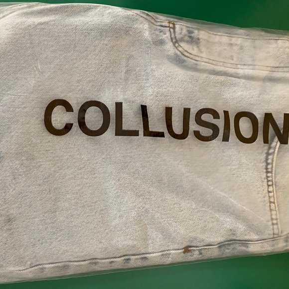 Tapered Jeans in Light Blue Wash 34W 32L - Picture 7 of 8